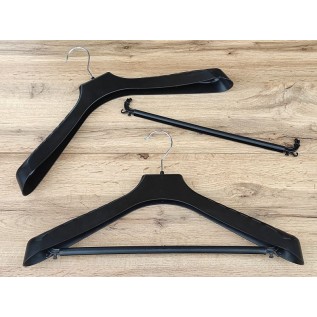 Плечики для одягу з широким плечем  46х4см.з перемичкою